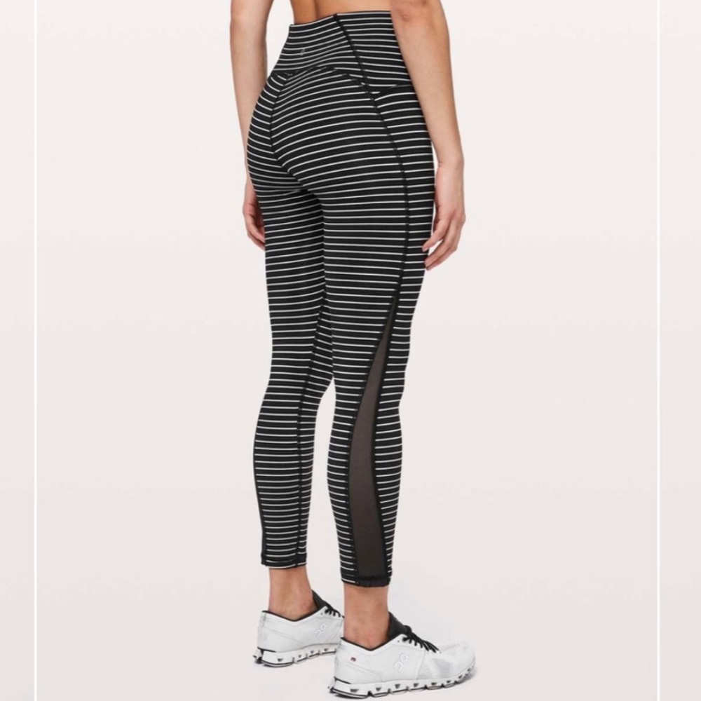 Lululemon Train Times Striped Leggings